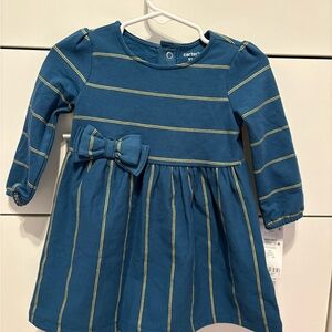 Carter's Blue Long Sleeve Dress